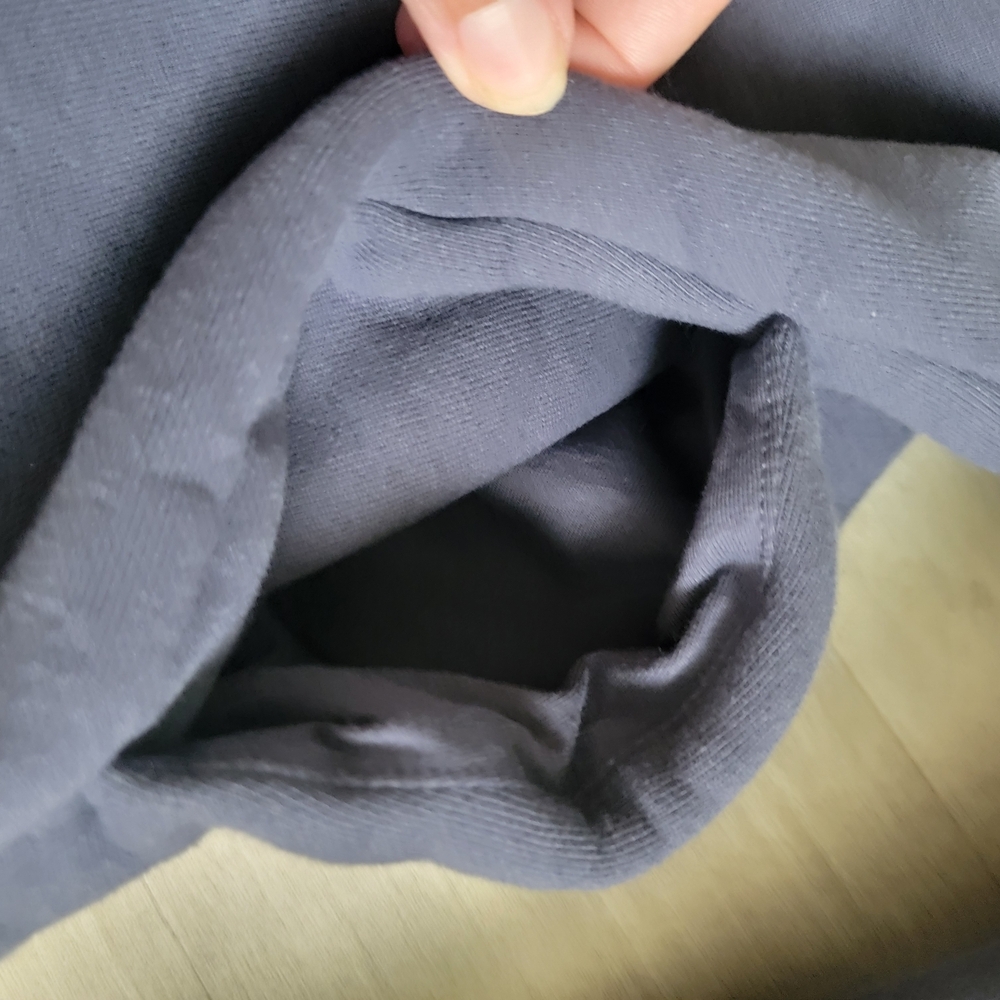 Fear of God Essentials Blue Crewneck Sweater with Ribbed Cuffs - Picture 9 of 13